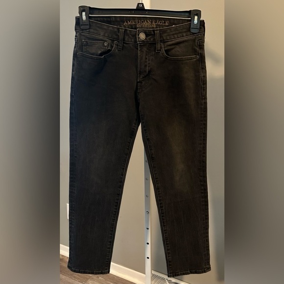 Men’s American Eagle Slim Straight Black Jeans - 28 x 28 - Picture 1 of 4